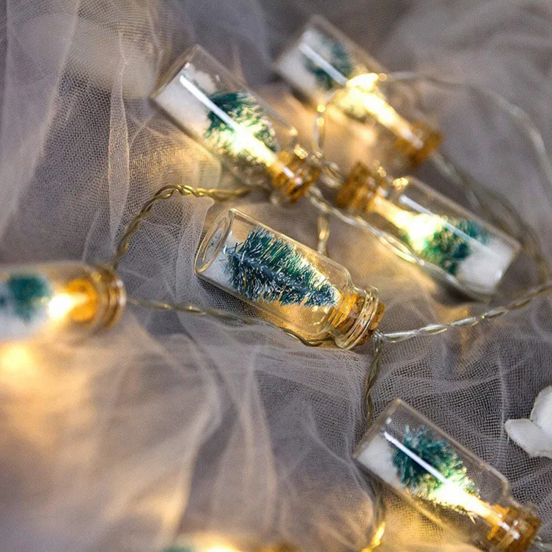 Shape Light String Christmas Tree Decoration Party Supplies LED Drift Bottle | Дом и сад