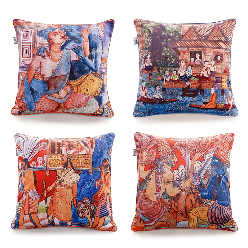 Royal Europe New Design High-grade 45x45cm Luxury Cushion Case Squire Shape Decorative Sofa Velvet Throw Pillow Seat Chair | Дом и сад