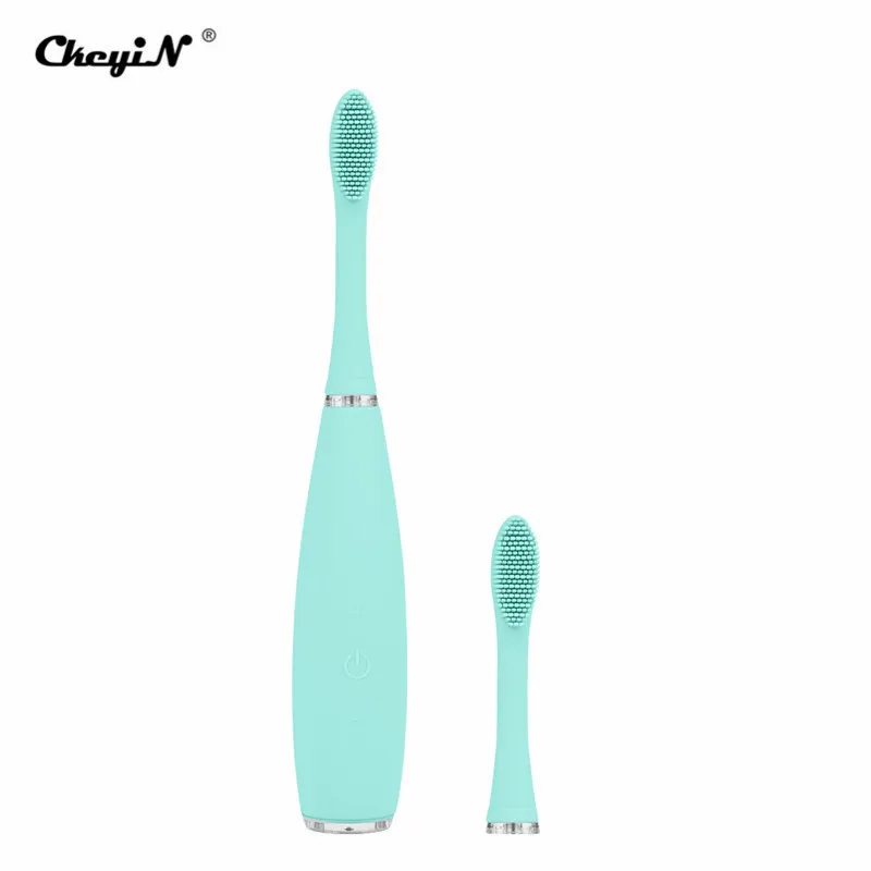 

Ultrasonic Vibration Electric Tooth Brush Silicone Deep Clean Oral Brushes Soft Gum Massage USB Rechargeable Children Toothbrush