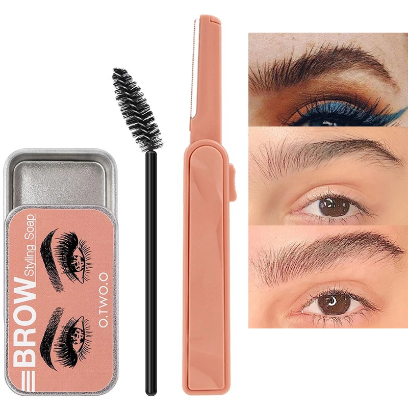 Гель для укладки бровей водостойкие долговечные 3D пернатые дикие крем скребок