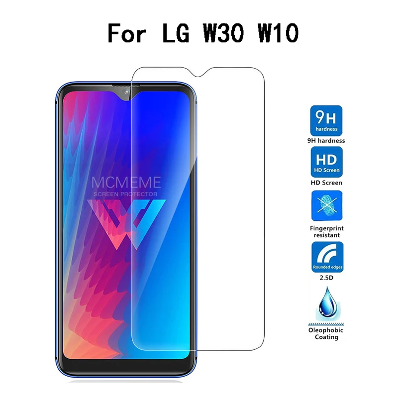 Защитное стекло 9H для LG W30 W10 закаленное W 30 10 ультратонкая Защитная пленка