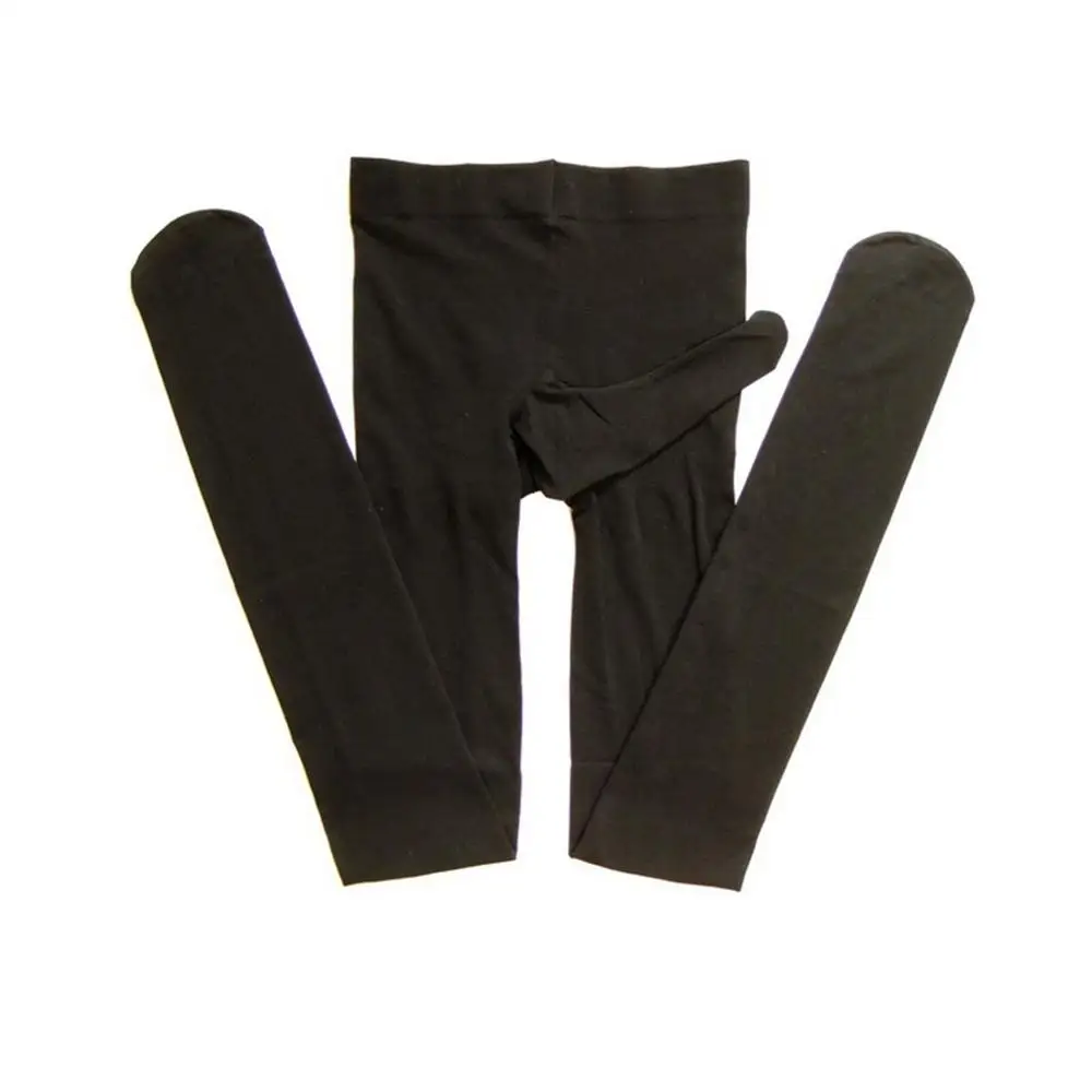 Сексуальные колготки для мужчин и женщин с открытым рукавом пениса эластичные