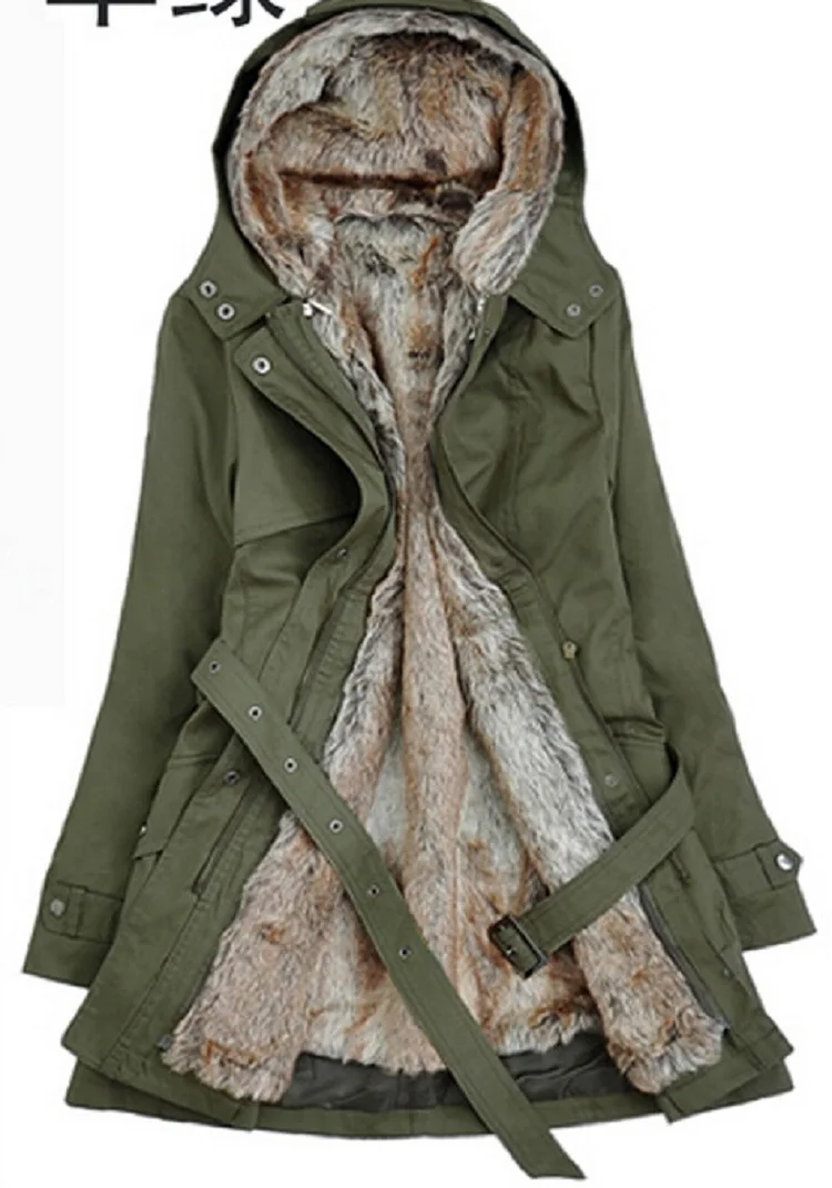 Бесплатная доставка 2014 женские пальто из искусственного меха с капюшоном