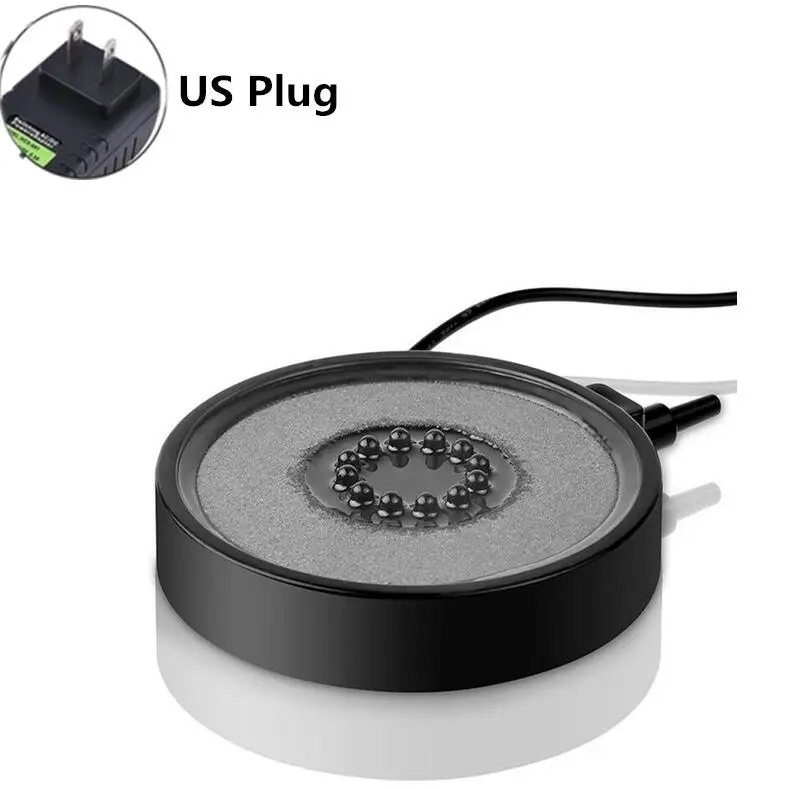US Plug 1,5 Вт Красочный Водонепроницаемый погружной светильник для аквариума, воздушный насос для аквариума, декорированная лампа - Цвет: US Plug