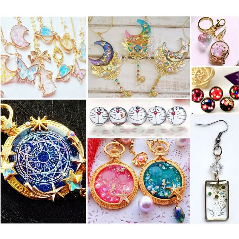 

Hard UV Resin Clear Ultraviolet Curing Epoxy Resin Casting Mold Jewelry Making
