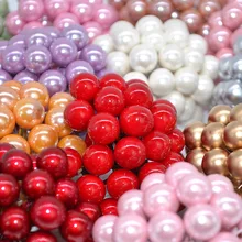 100pcs/lot Mini Pearl Plastic  Artificial Flowers Fruit  Cherry Stamens for Wedding  Christmas Party DIY Gift Wreaths Decoration