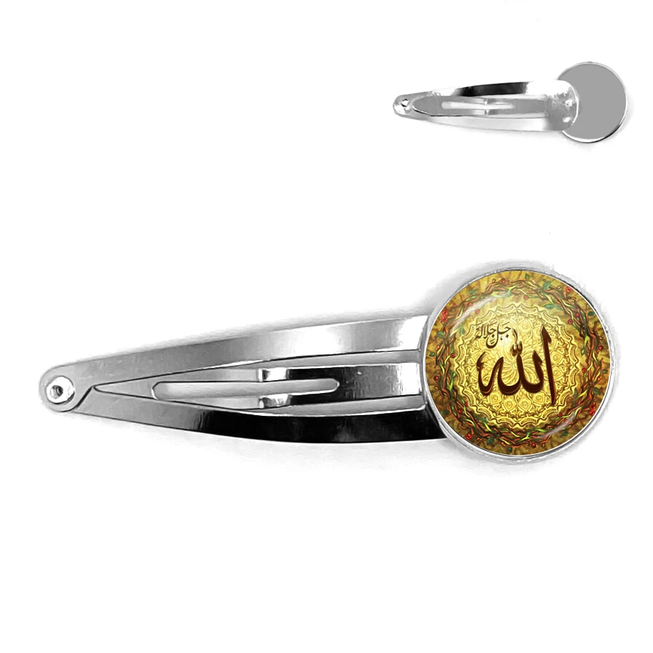 Мусульманский Исламский Аллах символ заколки ислама арабский 20 мм Стекло