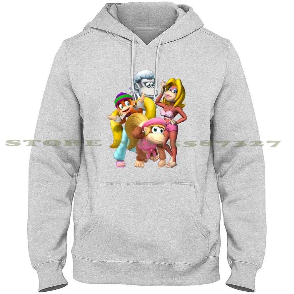 

Женская толстовка Kongs с длинным рукавом Свитшот Kong Donkey Kong Dixie Candy Nintendo Game Video Games популярный сексуальный