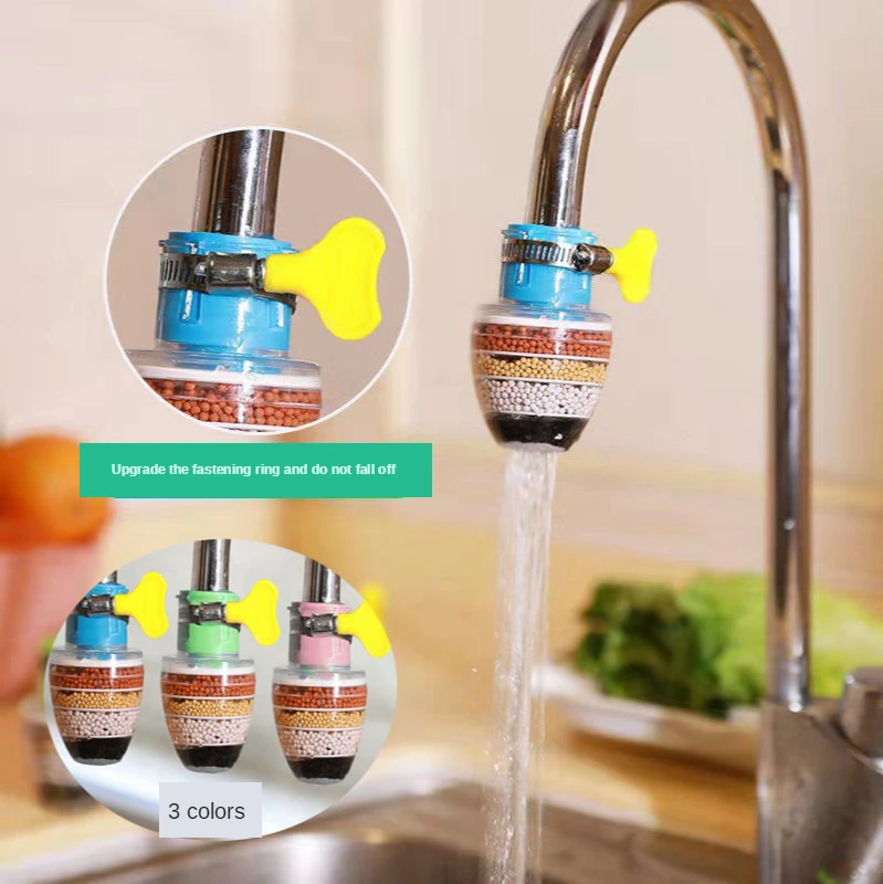 

Kitchen Faucet Activated Carbon Water Purifier Water Filter Purification System Remove Rust Sediment Filtering Suspen