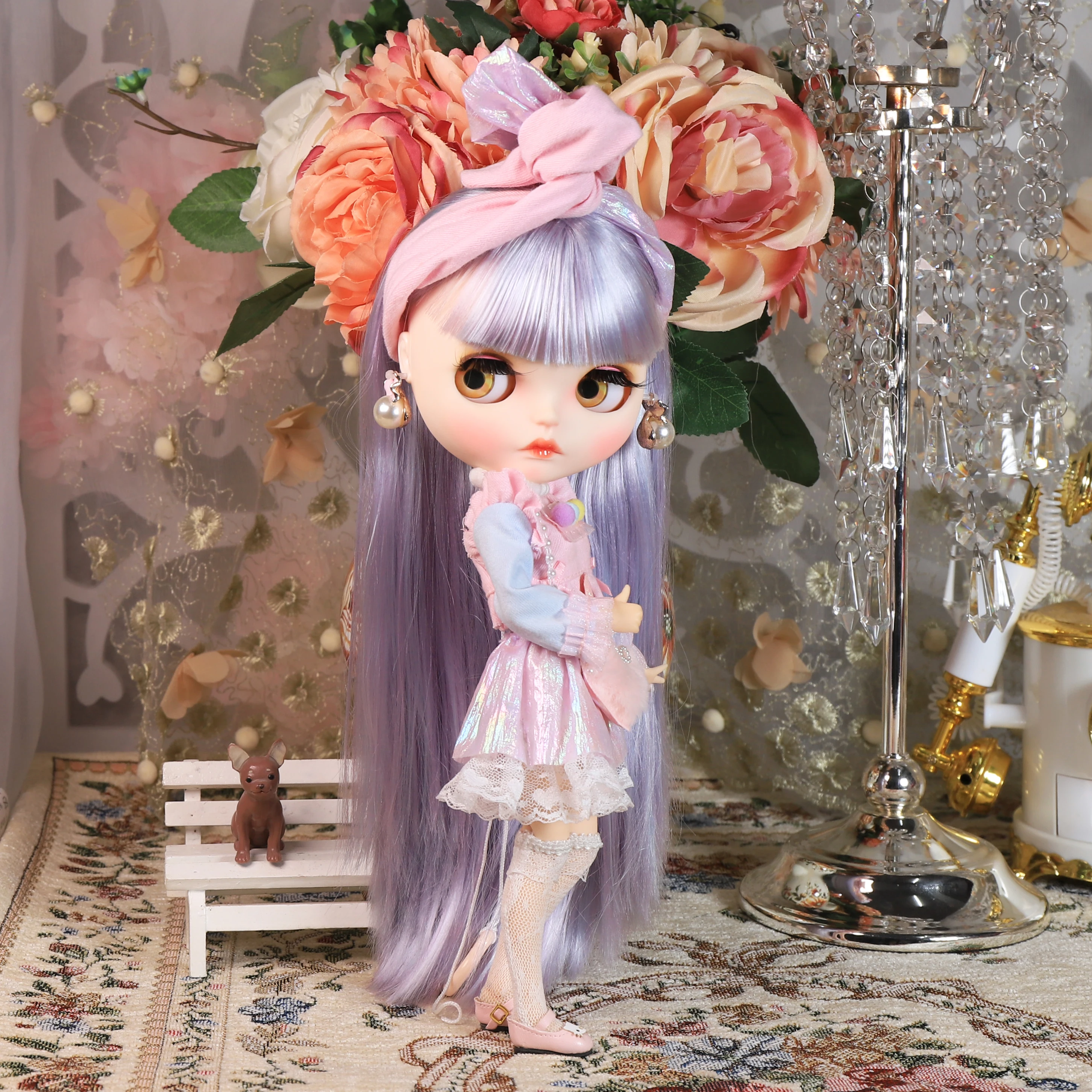 Ледяной DBS Blyth кукольные 1/6 шарнирное тело ручная роспись матовая лицевая сторона