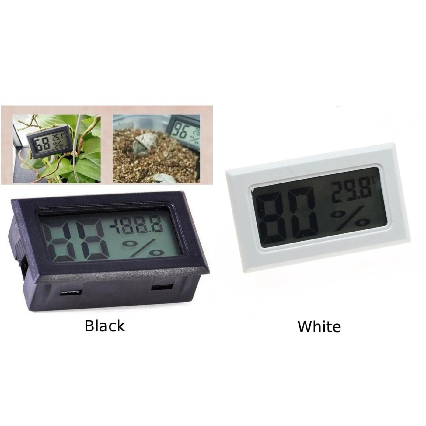 

Thermometer Temperature Humidity Meter Hygrometer Fahrenheit 48*28.6*15.2mm