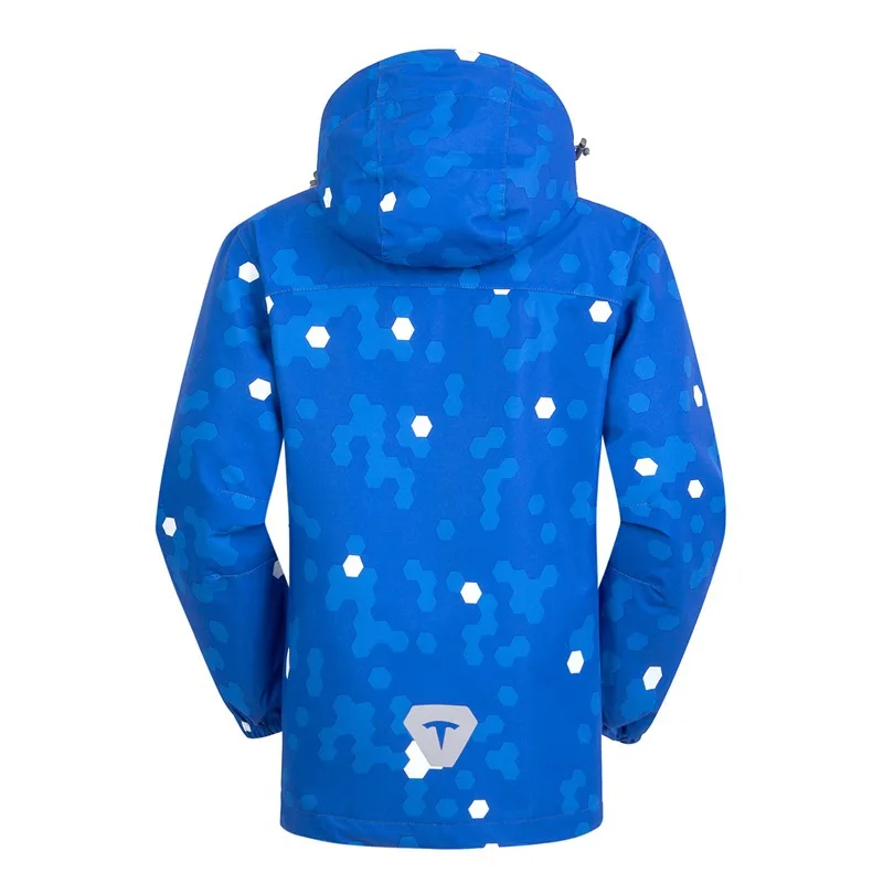 Детские лыжные куртки брендовые ветрозащитные водонепроницаемые теплые 2 в 1 для