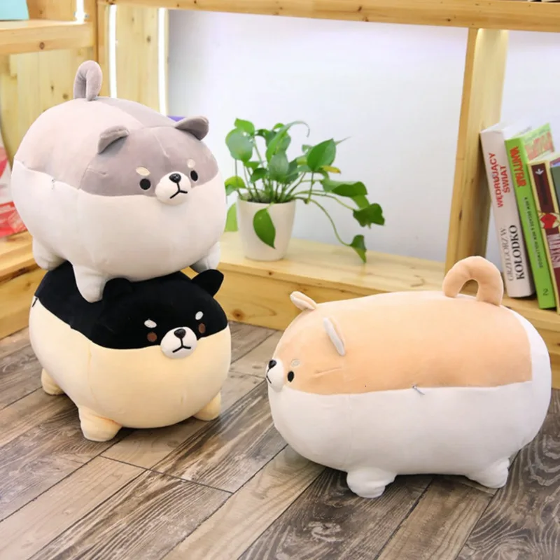 

40CM Cute Fat Shiba Inu Dog Stuffed & Plush Doll Anime Kids Toy Action Figure Kawaii Soft Animal Corgi Chai Pillow Birthday Gift