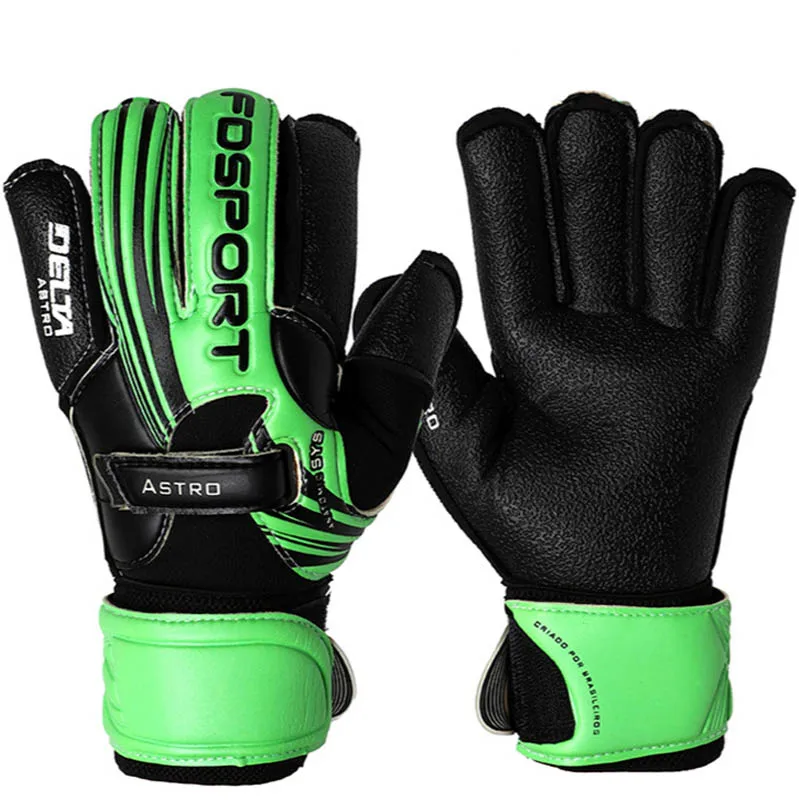 

Adult Professional Soccer Goalkeeper Gloves Finger Protection Target Thick Latex Footbal Goalkeeper Gloves Men