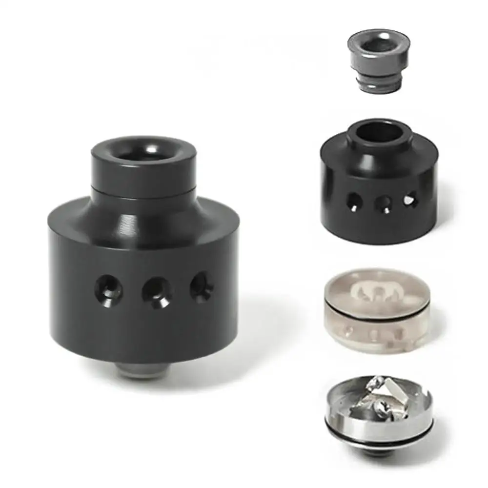 Volcanee SXK Sichro RDA 22 мм Диаметр 3 отверстия воздуха PEEK изоляторы Ultem камеры SS316 одна