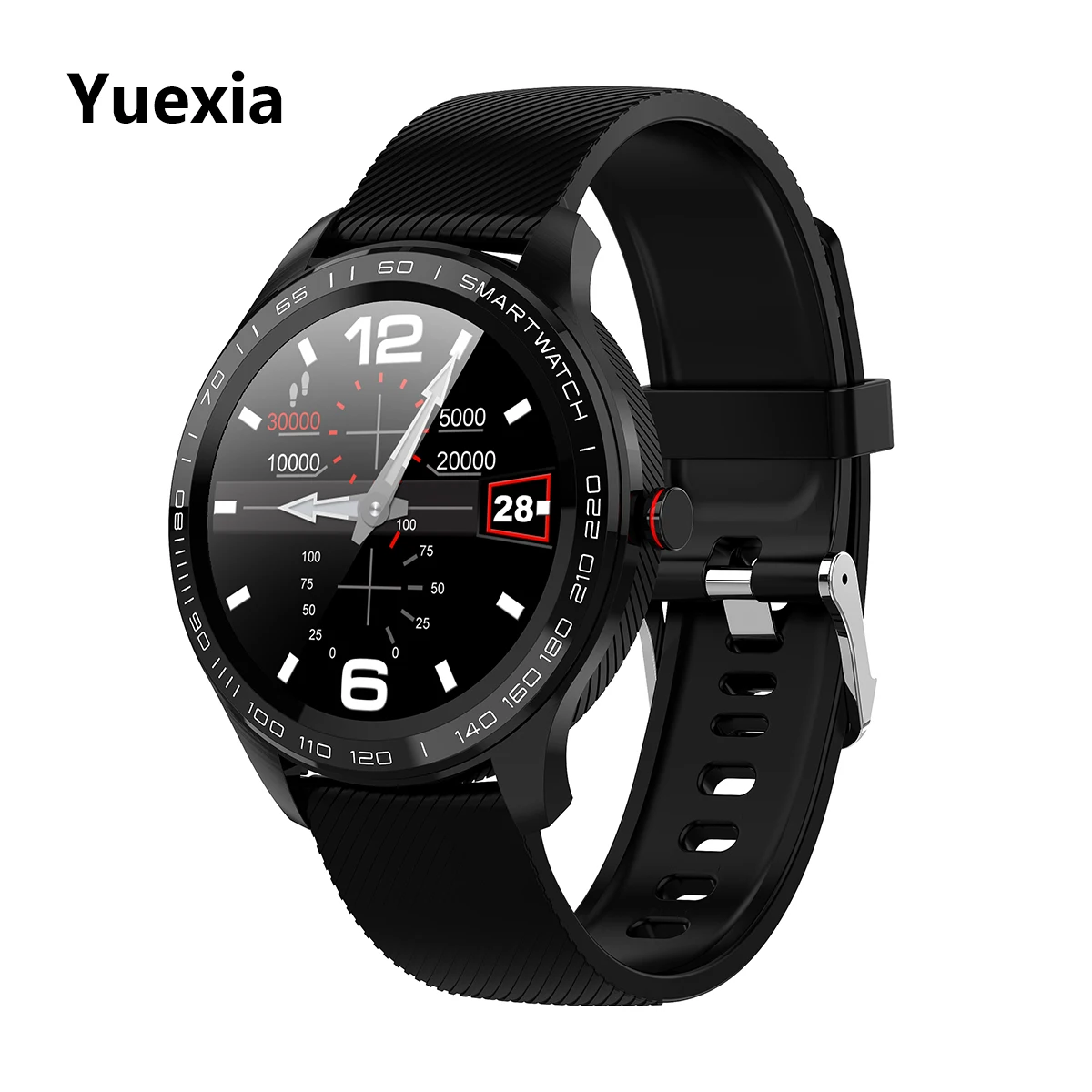 Yuexia L9 Full Touch мужские умные часы ЭКГ + PPG сердечный ритм кровяное давление