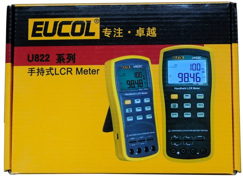 

Eucol Hot selling Handheld LCR meter U822C