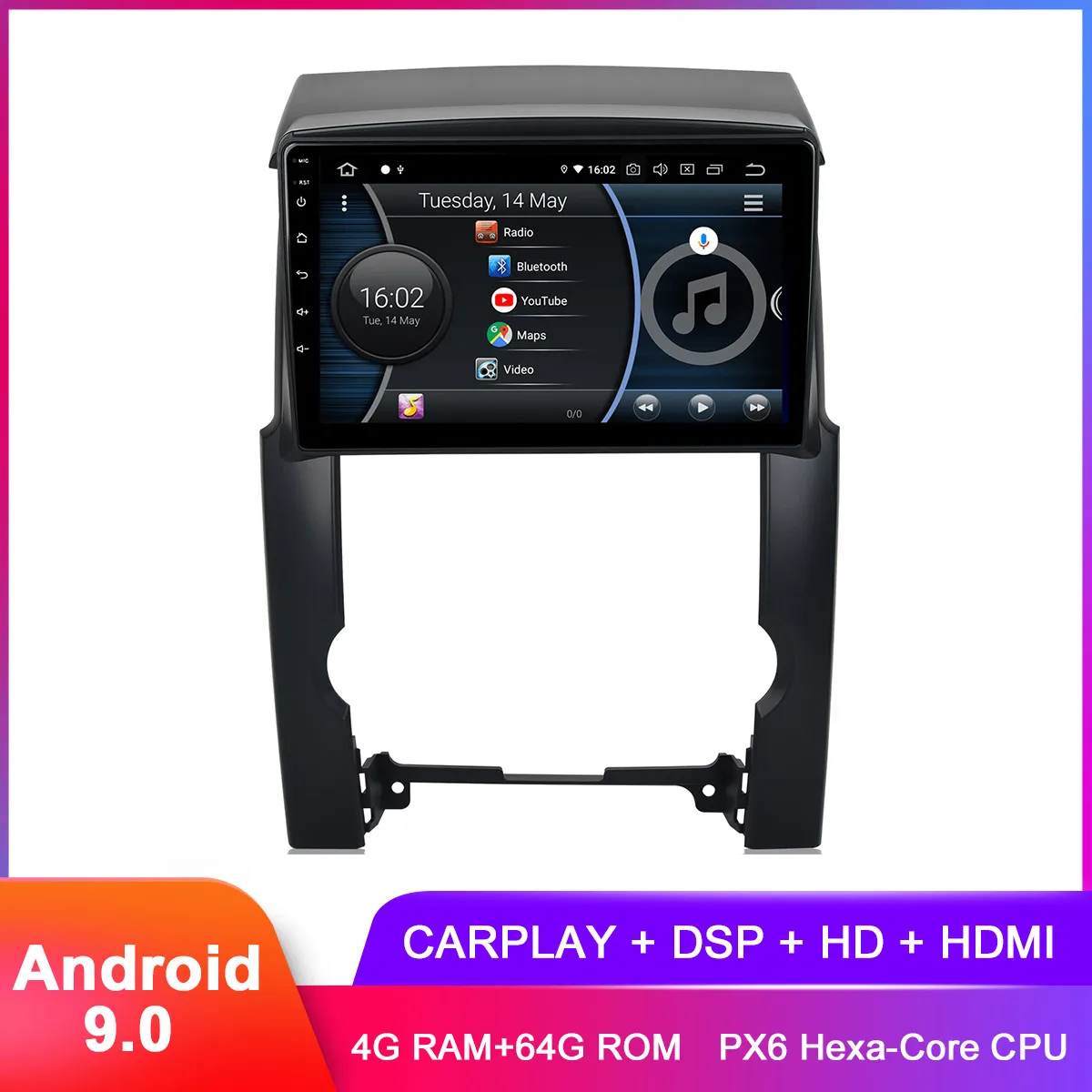 Автомагнитола 9 &quotIPS на Android 0 для Kia Sorento 2009 2010 2011 2012 2013 автомагнитола с GPS Wi-Fi FM BT 5 DSP