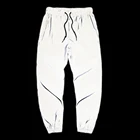 Светоотражающие штаны в стиле хип-хоп, мужские спортивные штаны для бега, Мужская Уличная одежда, Ночной светильник, блестящие длинные штаны для пар