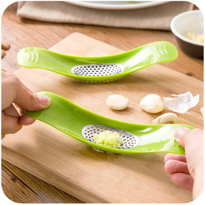 Новинка удобный пластиковый чеснок фотопрессы для чеснока фоторезак овощей