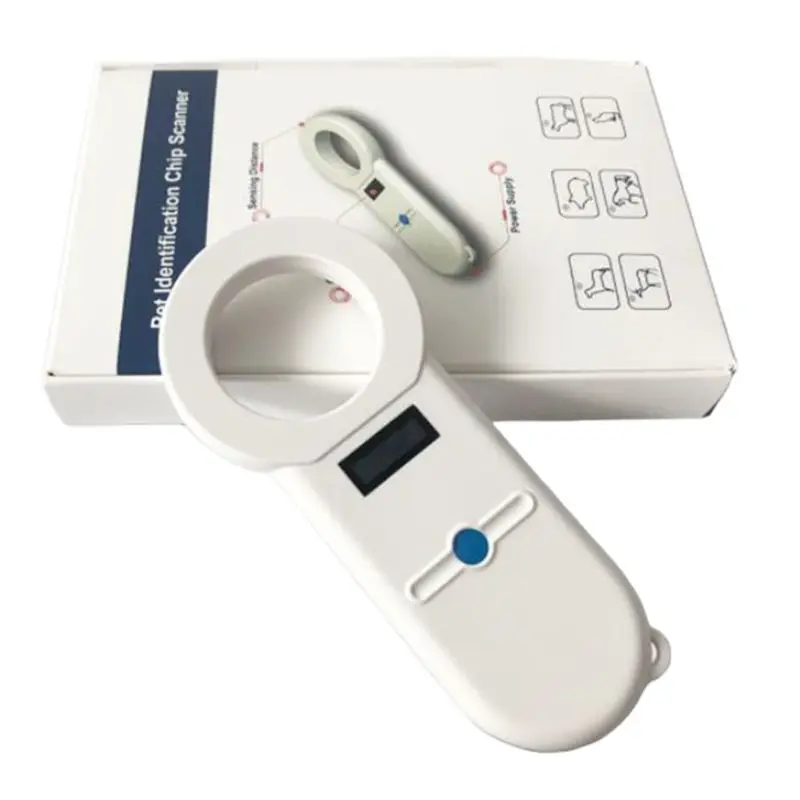 Handheld Protable Pet Chip Reader Scanner Animal Microchip Recognition for Cat Dog Transponders in Cushioned Case | Безопасность и