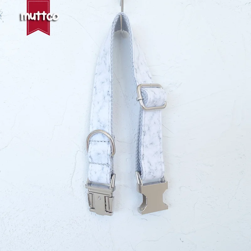 Комплект собачий ошейник MUTTCO на заказ аксессуар для домашних животных 5 размеров