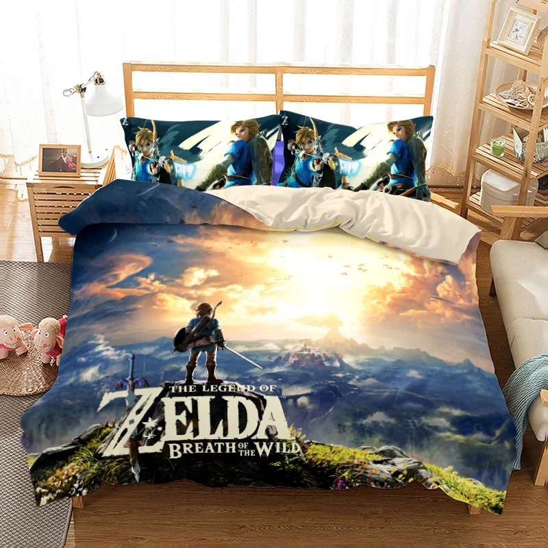 

donkey kong switch game bedding set single twin double queen king cal king size bed linen set