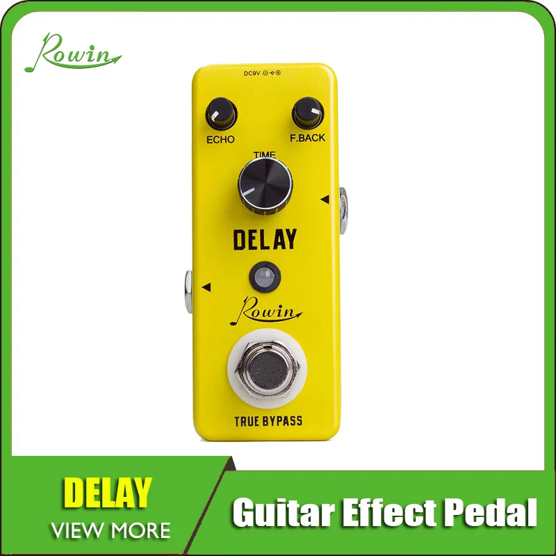 Rowin аналоговые Винтаж гитарные педали с эффектом Delay