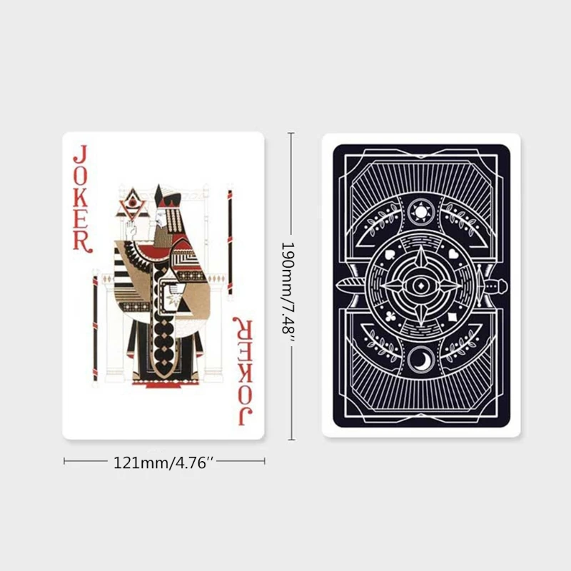 

54pcs/set Paper Werewolves Poker Card Deck Family Party Board Game Playing Cards Beautiful Present Collection Pokers