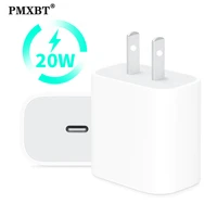 20w pd charger fast charging power adapter for iphone 12 11 pro max quick charge 4 0 3 0 wall eu us plug type c port with cable