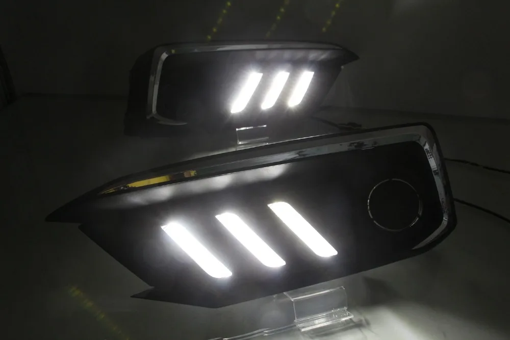 Год для Honda Civic Дневной светильник автомобильные аксессуары светодиодный DRL головной светильник для Civic противотуманный светильник