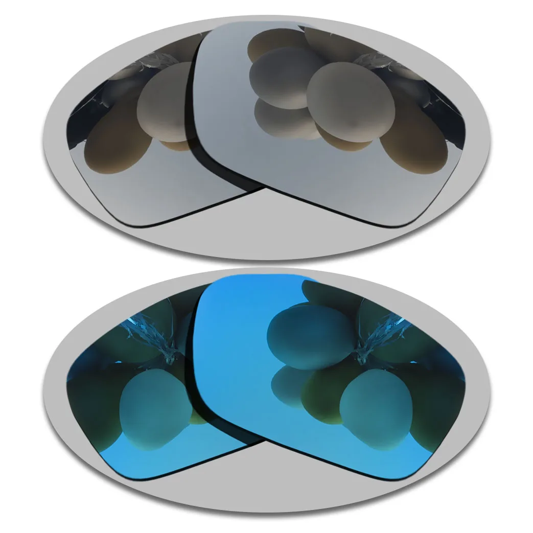 

Поляризованные Сменные линзы для солнцезащитных очков Oakley Siphon-хромированные и синие комбинированные варианты