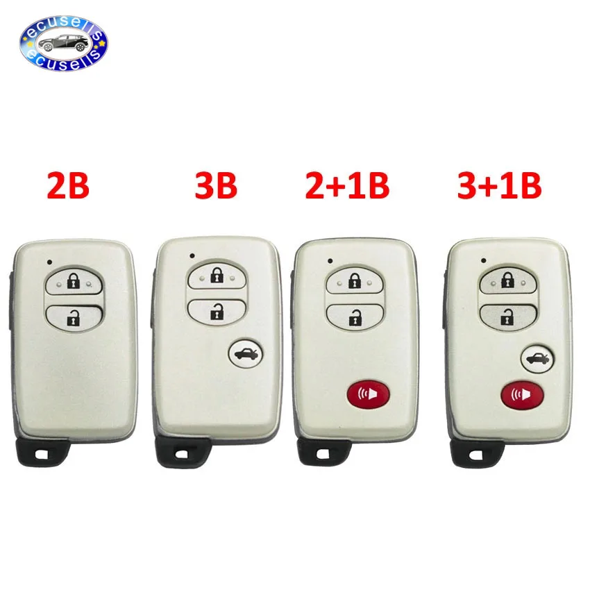 Чехол для дистанционного ключа 3 + 1/4/3 кнопок оболочка Toyota Avalon Camry 4Runner RAV4 Venza Land Cruiser
