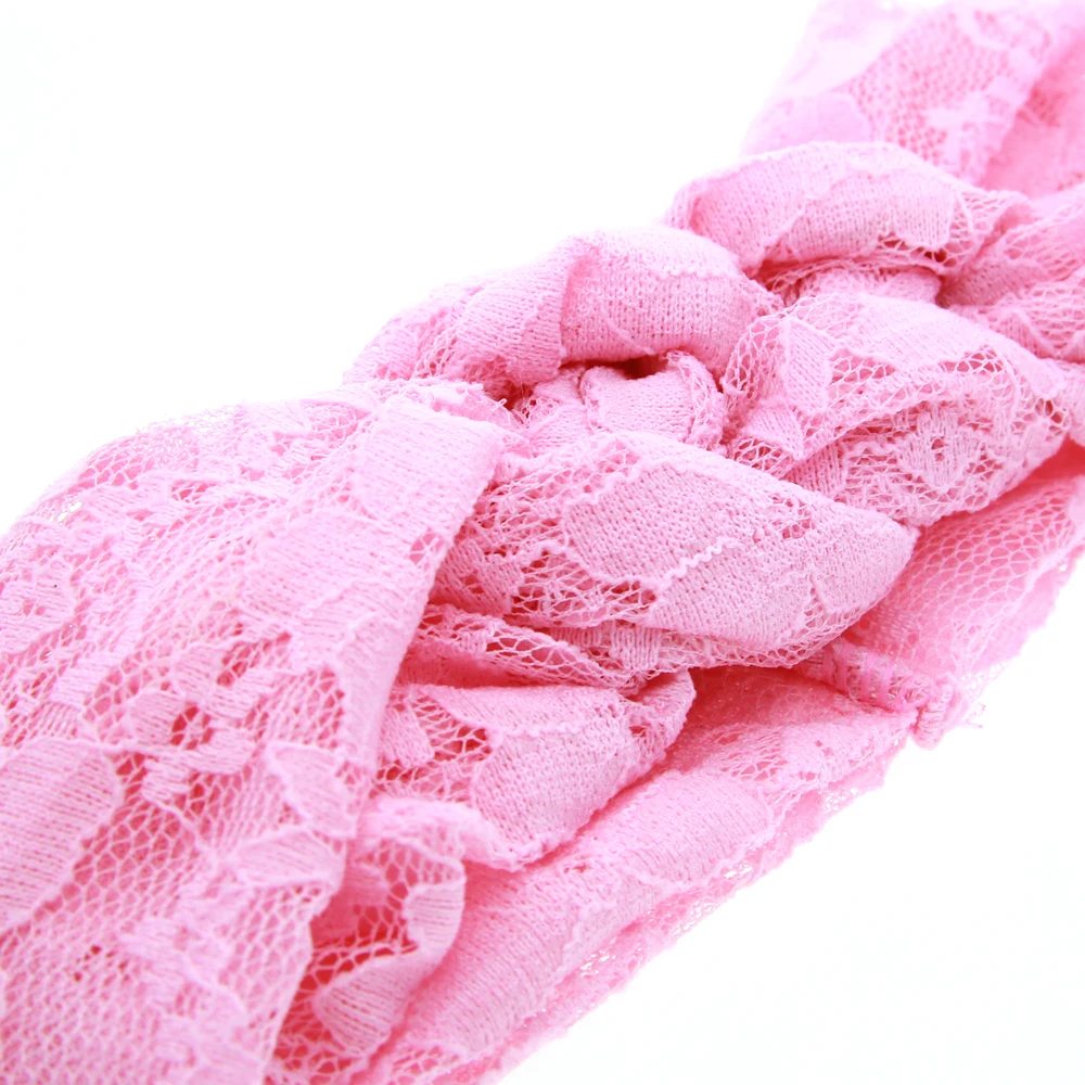 2019 Hotest Princess Baby Girl Lace Floral Hairband Head Wrap Knotted Hair Band Bebe Turbante Headwear Accessories | Детская одежда и