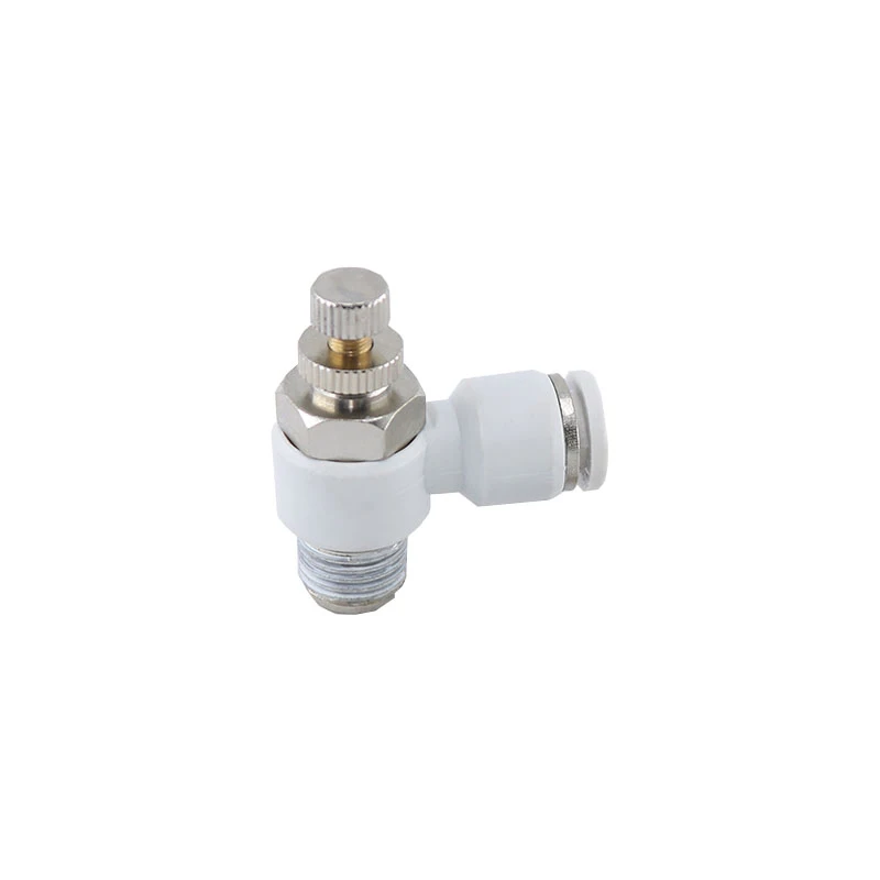 1pcs Cylinder connector sl type throttle valve adjustable flow speed control SL4 - M5 SL6 SL8 SL10 SL12 | Обустройство дома