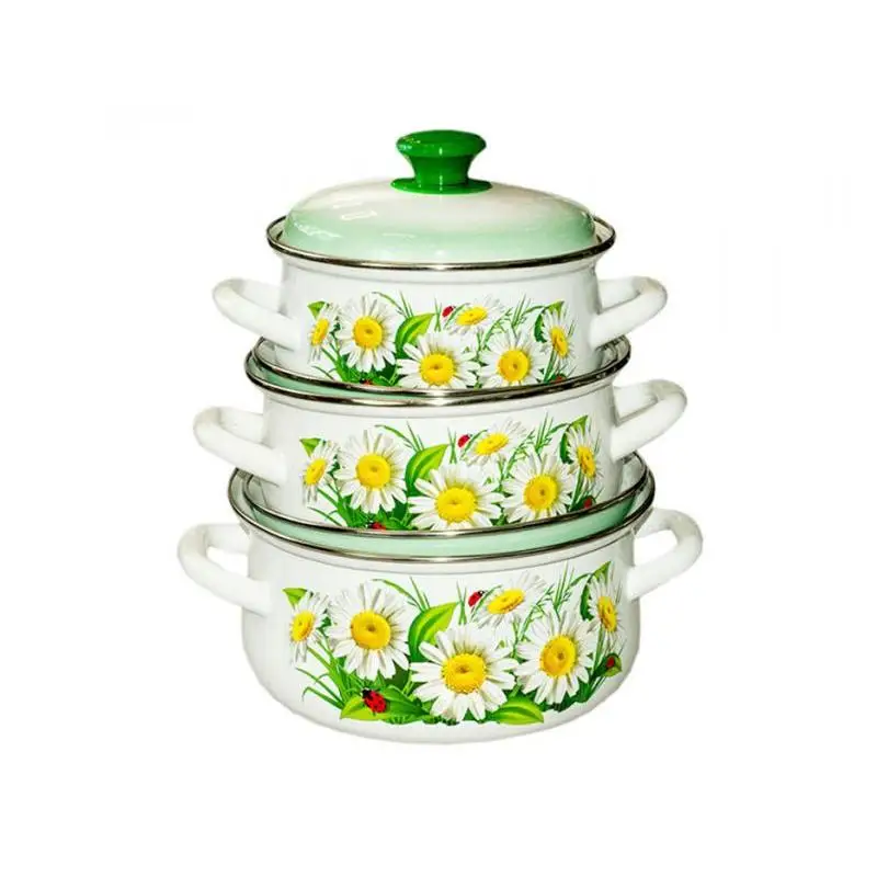 Набор кастрюль КМЗ Марианна 1 6 предметов|Наборы посуды| |