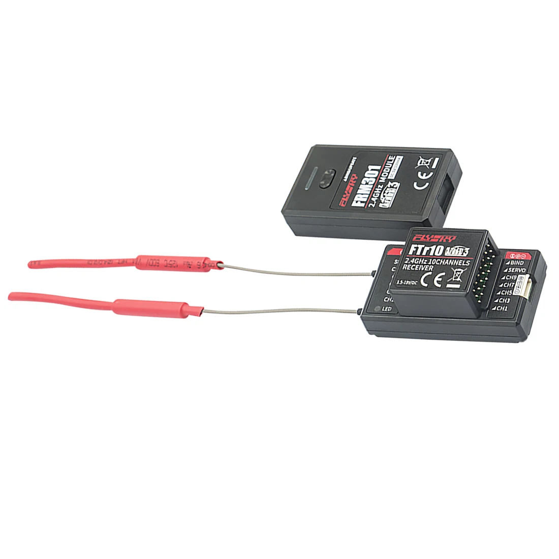 Flysky 2 4G 10CH FTr10 двухсторонняя двойная антенна PPM/IBUS PL18 AFHDS3 мини ресивер для FPV