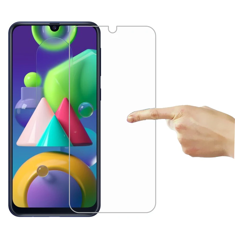 2 шт. закаленное стекло для Samsung Galaxy M21 защита экрана 9D Защитное SM M215F/DS Pelicula De