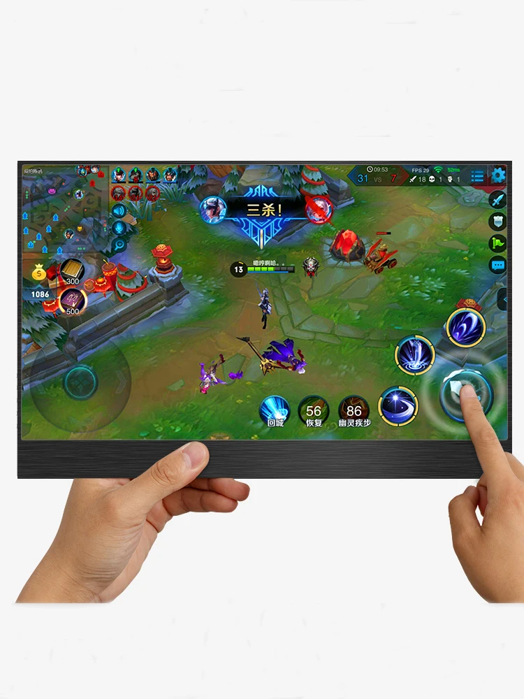 1080P Touch 15.6 portable monitor With Type-C HDR ultra slim display for Mac/PC/smart phone/PS4 | Электроника