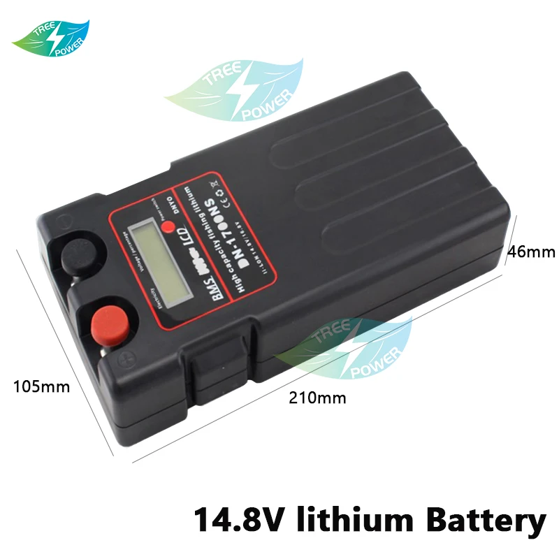 

Литий-ионный аккумулятор большой емкости 14,8 в 8 Ач 10 Ач 12 Ач 3,7 в литий-ионный аккумулятор 12 В с BMS для электрической лебедки катушка для рыбал...