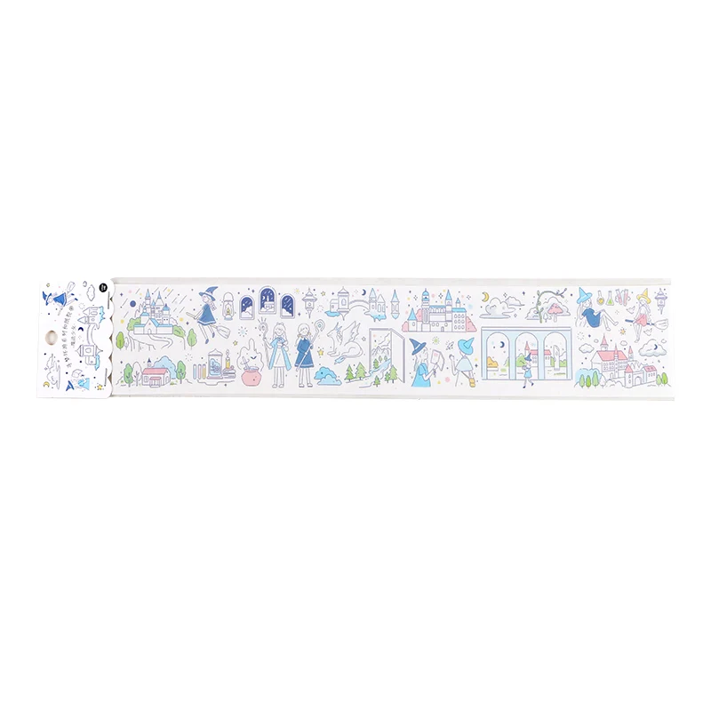 1 лист серия Dream Tour Washi Tape милая девушка канцелярские наклейки Kawaii школьные