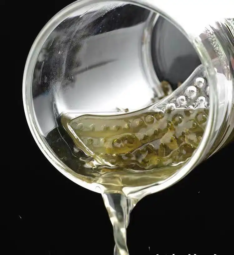 

Glass Cup Filter Tea Water Separation Cup Green Tea Cup Glass Tea Cup Office Color Handle with Handle Cup