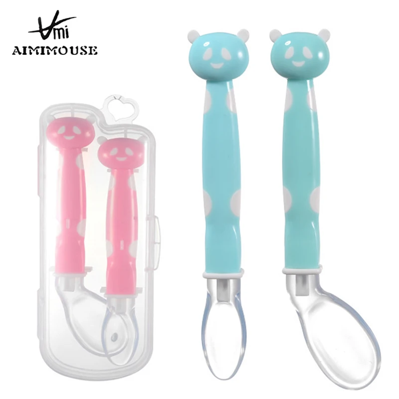 Детские Ложки детская мягкая силиконовая ложка посуда для детей столовые