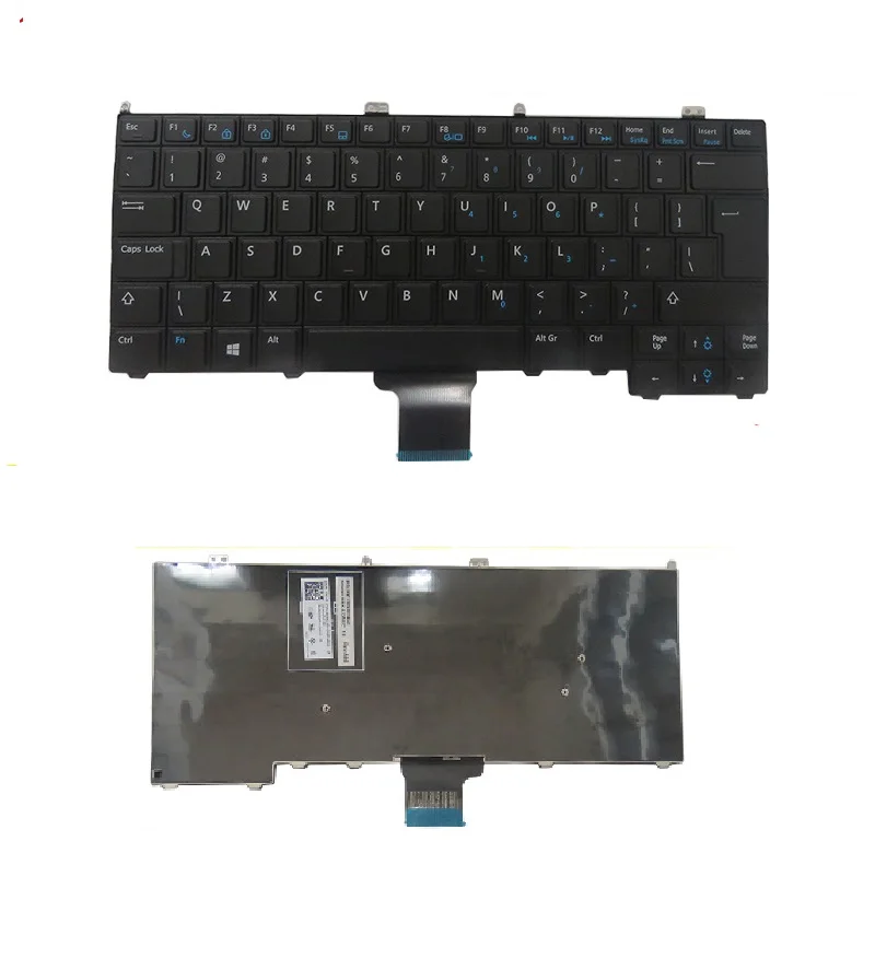 

SSEA New US Keyboard for DELL Latitude 12 7000 E7440 E7420 E7240 E7420D Keyboard No backlight no Mouse stick