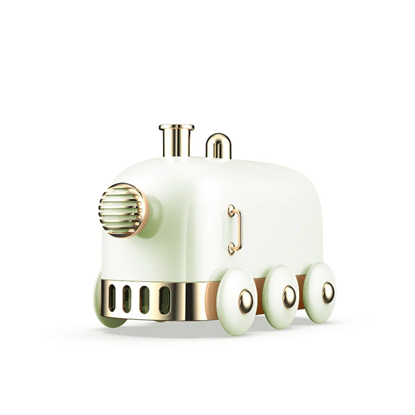 

Kindar Air Humidifier MIni Train 300Ml for Home Car USB Fogger Mist Maker Timing 4 Hours Colorful Atmosphere Lamp Cute