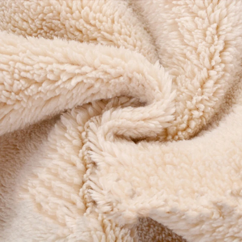 

WTEMPO Autumn Winter Plus Velvet Padded Sweater Lamb Plush Casual Sweater Korean Loose Hooded Long-Sleeved Sweatshirt Women's