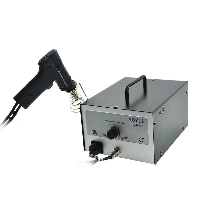 AOYUE Int 474A+ Portable Electric Tool Rework Solder Desoldering Station DESOLDERING GUNS Welding free shipping | Инструменты