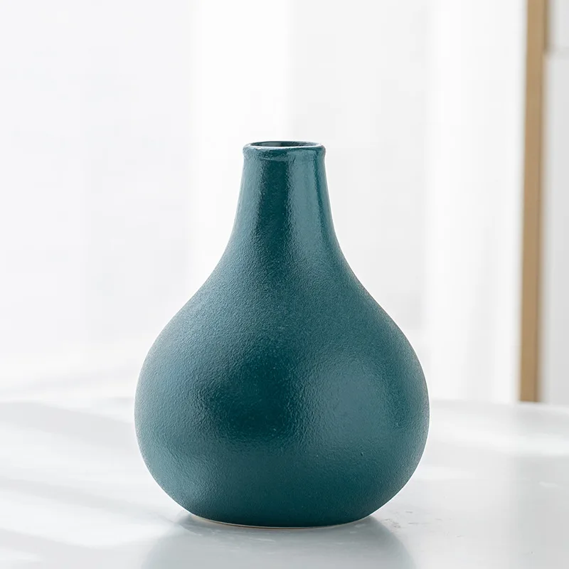 

Nordic plating ceramic vases model room home decor furnishing Desktop Luxury Small Ceramic Vases Gifts Decoration Ornaments