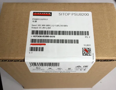 

6EP3436-8SB00-0AY0 SITOP PSU8200 24 V/20 A Stabilized power supply input: 3 AC 400-500 V output: 24 V DC/20 A