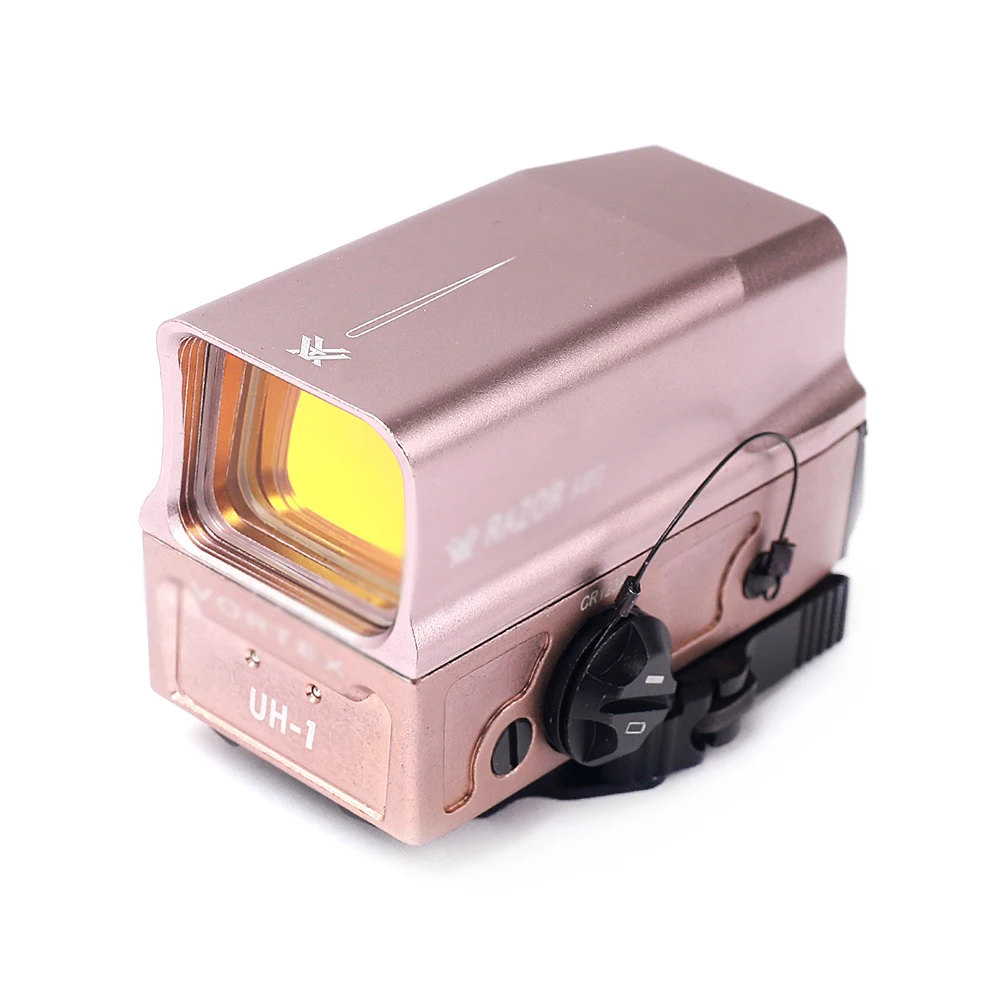 Tan LUGER UH-1 оптический голографический прицел Red Dot Reflex Sight для 20 мм Rail Integral Weaver с USB зарядкой охотничий прицел - Цвет: Tan